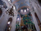 Interior of the Russian Orthodox Church of the Holy Spirit  Vilnius  Lithuania