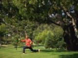 Man Doing Karate