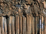 Basalt Columns and Lava Formations Beside Skjalfandafljot River  Nordurland Eystra  Iceland