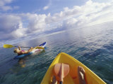Relaxing in a Canoe