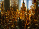 Statues of Buddha Fill a Room by Pindaya Cave Entrance  Pindaya  Shan State  Myanmar (Burma)