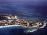 Aerial View of Cancun  Mexico