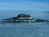 Aerial View of Mossback Butte  USA