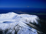 Blue Lake on the Summit of Mt Tongariro  Manawatu-Wanganui  New Zealand