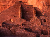 Pueblo Bonito at Sunset  Chaco Culture National Historical Park  USA