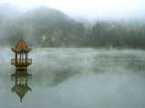 Lushan  China  Central Lake Pavilion