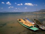 Boats on Edge of Lake  Thailand