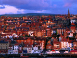 Town Buildings at Dawn  Whitby  North Yorkshire  England