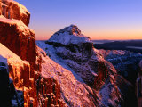 Winter Dawn on Mt Anne  South West National Park  Tasmania  Australia