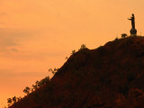 Christ Statue at Dusk  Dili  East Timor