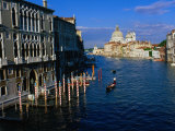 Buildings at Northern Mouth of Grand Canal  Venice  Italy