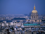 Napoleon's Tomb  in Eglise Du Dome of Hotel Des Invalides  from Eiffel Tower Paris  France