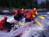 Whitewater Rafting on Valan  Jamtland  Sweden