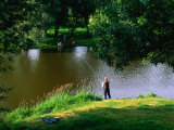 Fishing in the River Vienne  Chinon  France