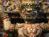Exterior Detail of Temple of Dawn Bangkok  Thailand