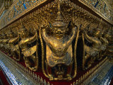 Garudas on Temple of the Emerald Buddha  Wat Phra Kaew  Bangkok  Bangkok  Thailand