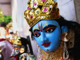 Papier Mache Effigy to Be Used in Religious Procession  Delhi  India