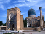 Entrance to Guri Amir mausoleum  Uzbekistan