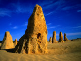 Pinnacles  Ancient Limestone Pillars Towering Above the Desert  Nambung National Park  Australia