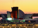 Cruise Ship in Front of Sydney Opera House  Sydney  Australia