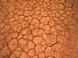Parched Claypan of Desert Simpson Desert  Australia
