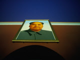 Portrait of Mao Zedong at the Gate of Heavenly Peace  Beijing  China 