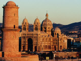 Nouvelle Cathedrale and Ancienne Cathedrale De La Major  Marseille  France