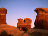 Rock Formations in Devil's Garden  Grand Staircase-Escalante National Monument  Utah  USA