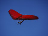 A Red Hang Glider