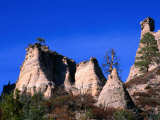 Volcanic Ash Sculpted by Time  Tent Rocks National Monument  New Mexico  USA