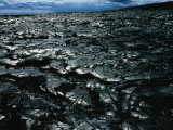 Lava Landscape of Big Island  Hawaii  USA