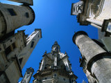 Towers of Chateau De Chambord  Chambord  France