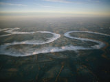 Fog over the Winding Kentucky River