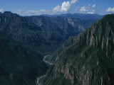 A View of the Barranca Sinforosa in the Sierra Madre Occidental Mountains