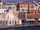 Mosque of the Janissaries on the Waterfront  Hania  Crete  Greece