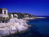 People on Rocks at S Agaro  Costa Brava