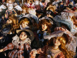 Dolls for Sale in Street Market  Catania  Sicily  Italy