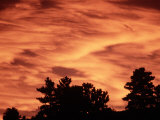 Lenticular Clouds at Sunset Along Foothills  CO