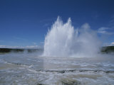 Great Fountain Geyser Seen from Firehole Lake Drive