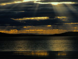 The Sun Sets over the Water in Tasmania