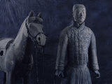 Terra-Cotta Army near 2 200-year-old Tomb of China's 1st Emperor  Qin Shi Huang  near City of Xian