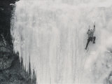 A Climber Scales the Ghost on Upper Deer Creek