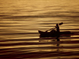 Person in Boat in Water