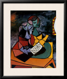 "The Lesson" Pre-made-framed Framed Art Print