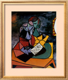 "The Lesson" Pre-made-framed Framed Art Print