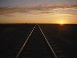 Train Tracks Through Australia