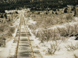 Train Tracks in the Snow