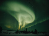 The Aurora Borealis Glows Brightly over Churchill
