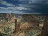 Scenic View of the Canyon and Spider Rock