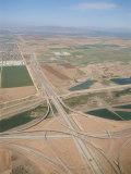 An Aerial View of a Highway System Near the Phoenix Airport